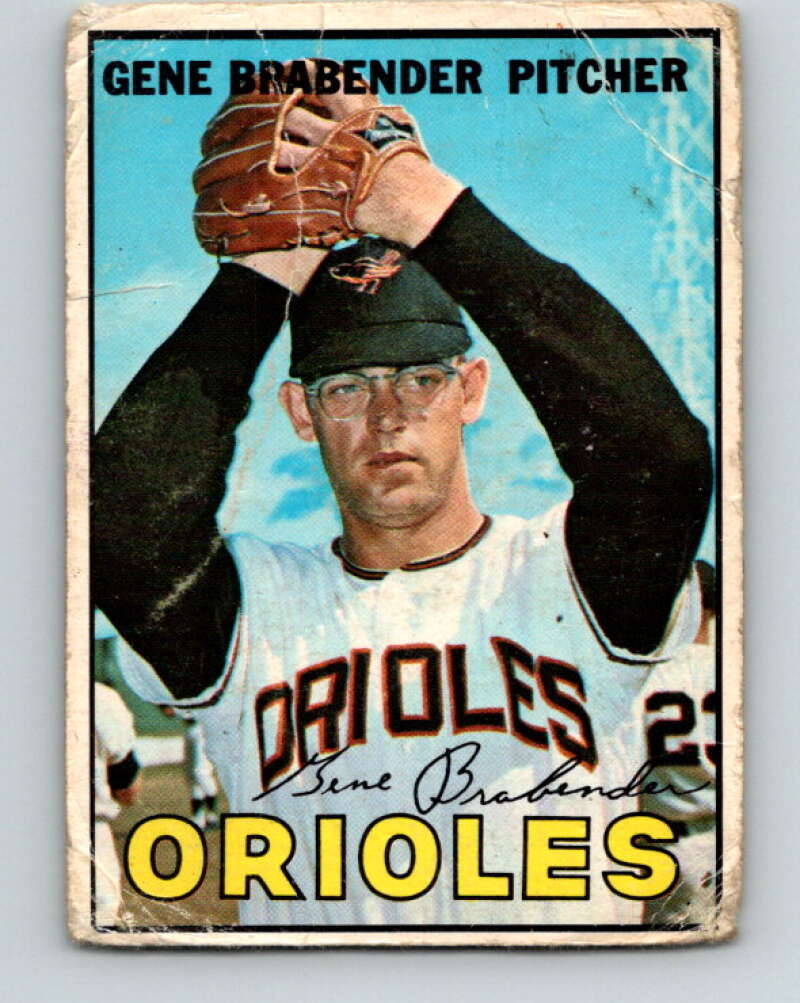 1967 Topps MLB #22 Gene Brabender Baltimore Orioles� V10445