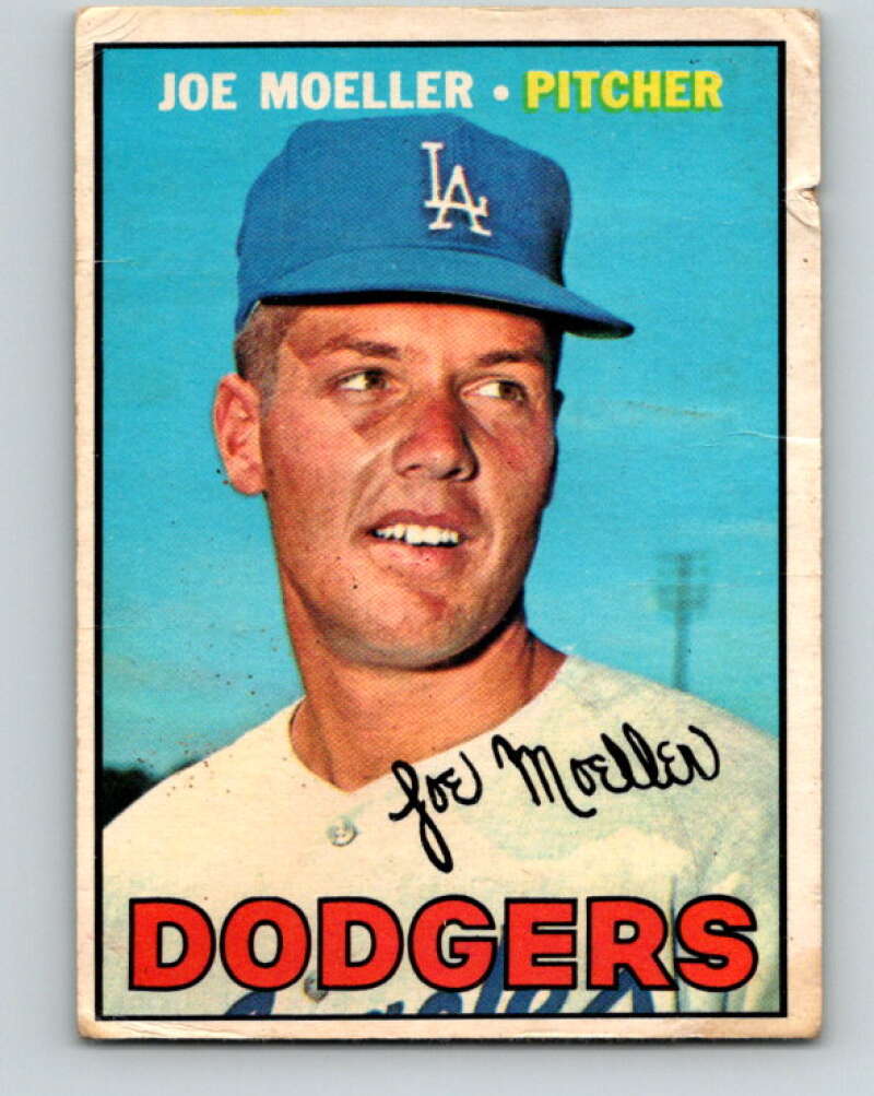 1967 Topps MLB #149 Joe Moeller Los Angeles Dodgers� V10448