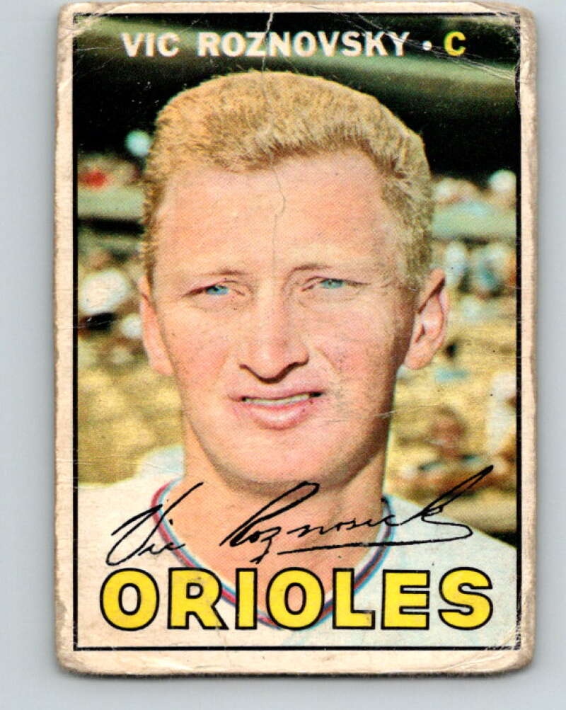 1967 Topps MLB #163 Vic Roznovsky Baltimore Orioles� V10449