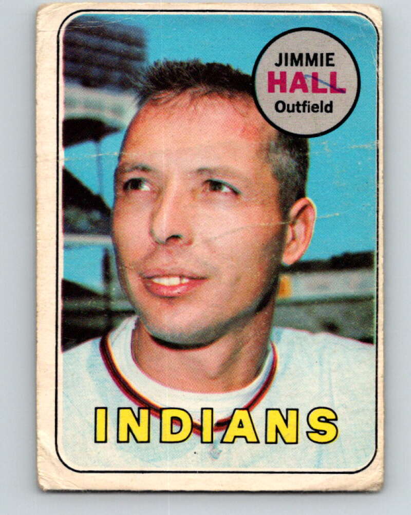 1969 O-Pee-Chee MLB #61 Jimmie Hall Cleveland Indians� V10473