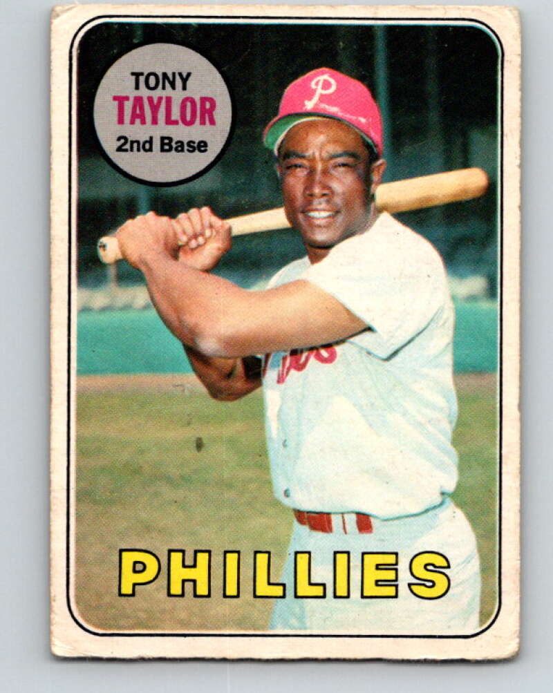 1969 O-Pee-Chee MLB #108 Tony Taylor Philadelphia Phillies� V10474