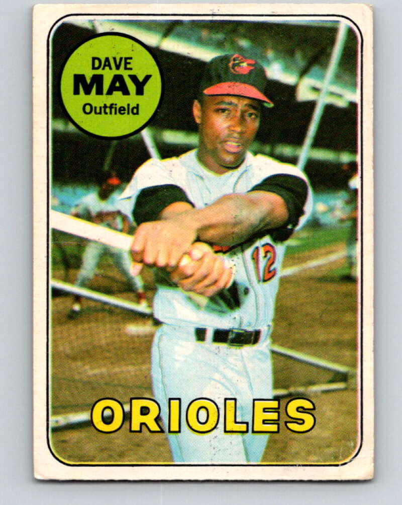 1969 O-Pee-Chee MLB #113 Dave May Baltimore Orioles� V10475