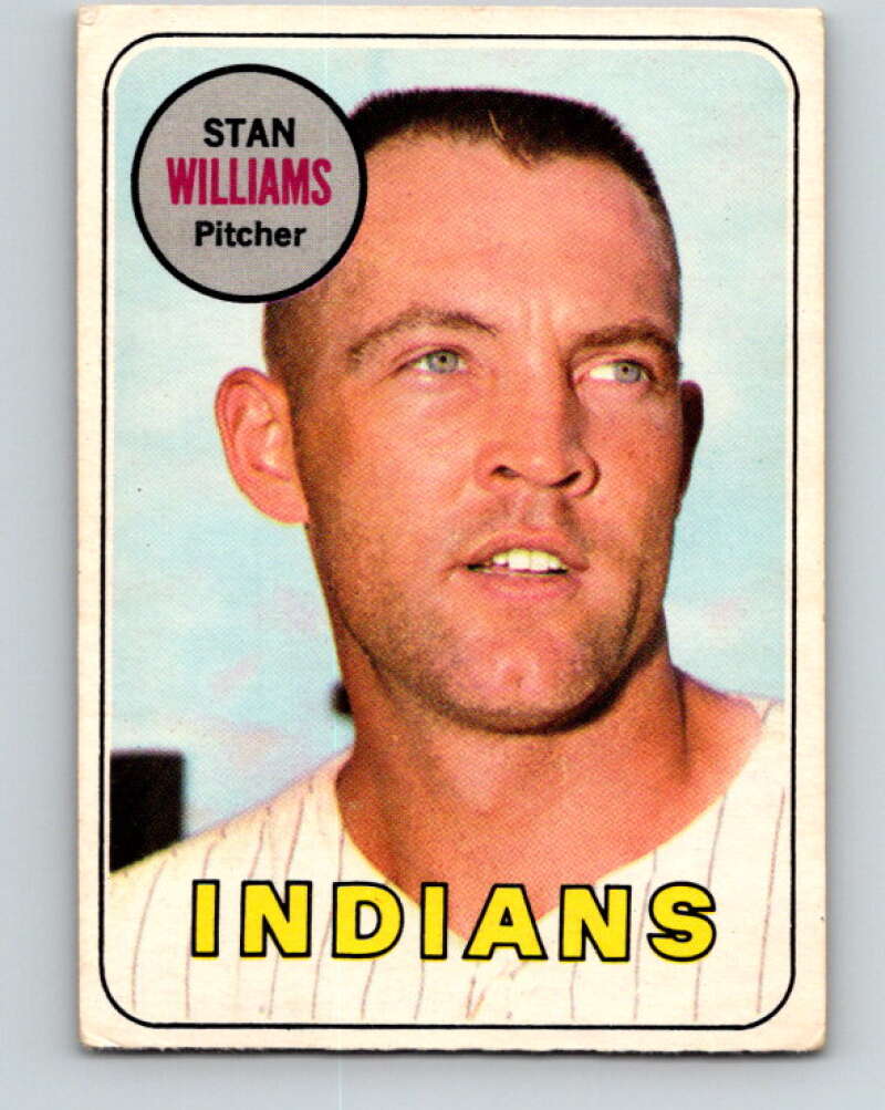 1969 O-Pee-Chee MLB #118 Stan Williams Cleveland Indians� V10477