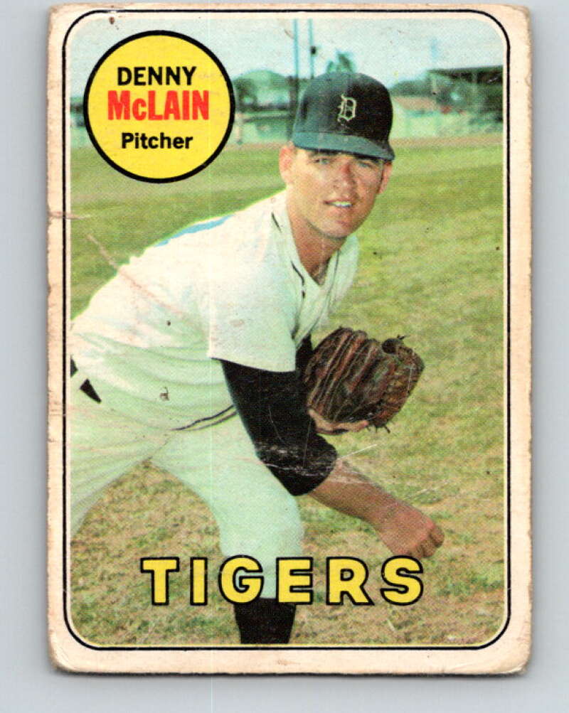 1969 O-Pee-Chee MLB #150 Denny McLain Detroit Tigers� V10478