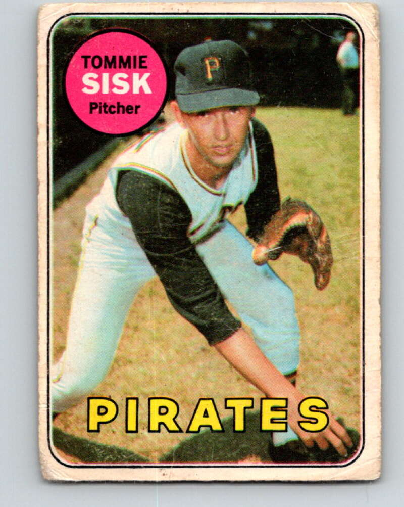 1969 O-Pee-Chee MLB #152 Tommie Sisk Pittsburgh Pirates� V10479
