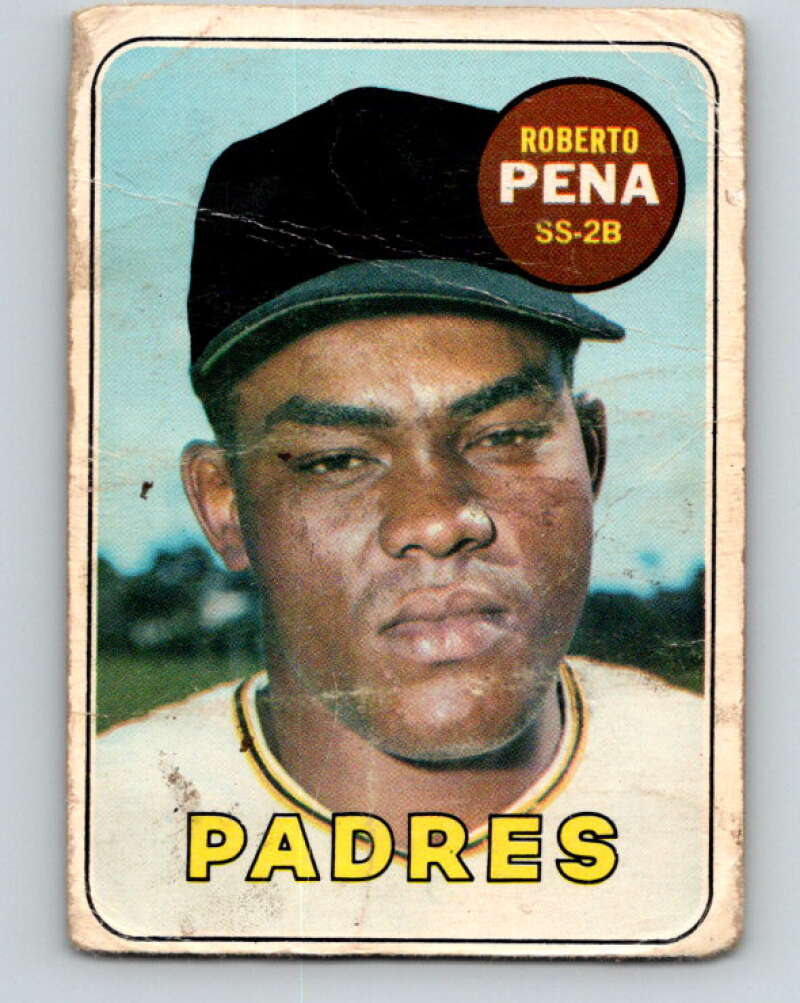 1969 O-Pee-Chee MLB #184 Roberto Pena San Diego Padres� V10480