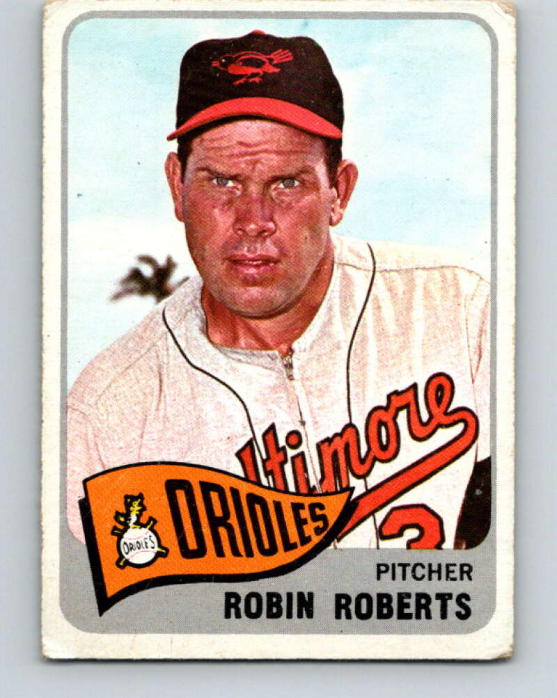 1965 Topps MLB #15 Robin Roberts Baltimore Orioles� V10488