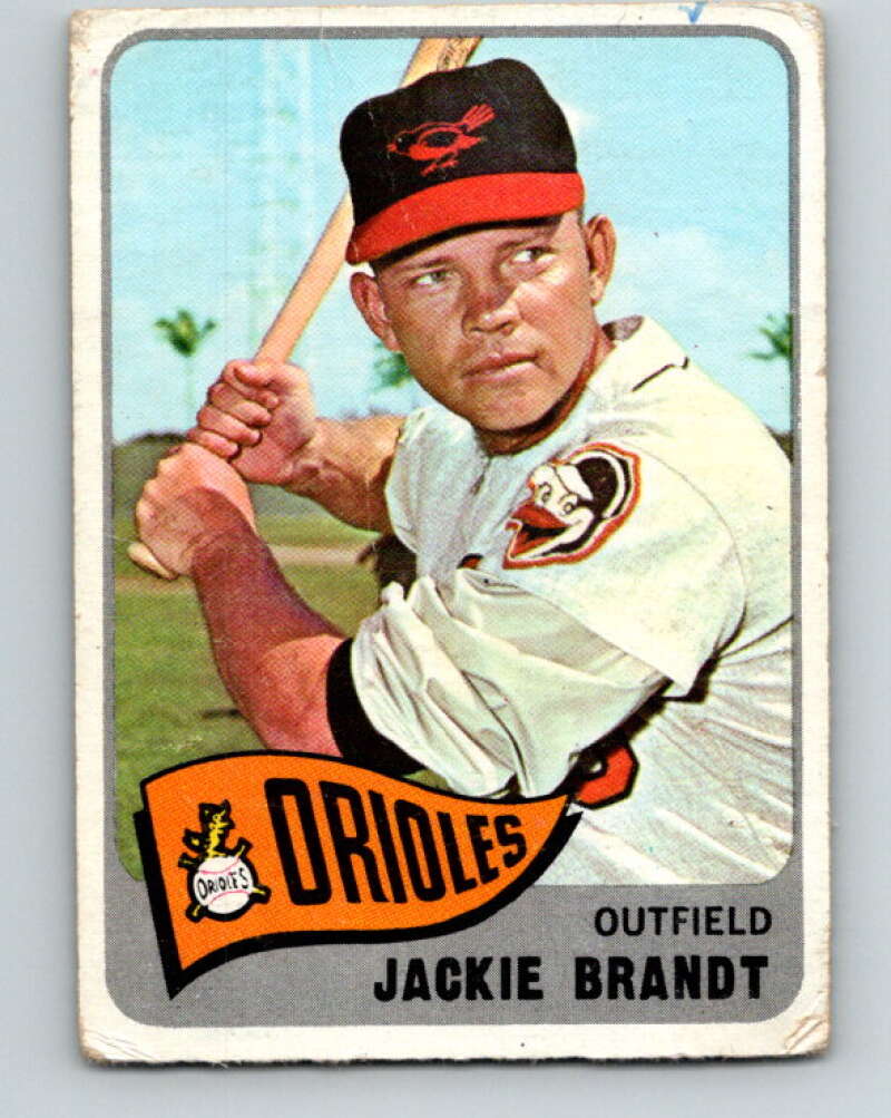 1965 Topps MLB #33 Jackie Brandt Baltimore Orioles� V10492