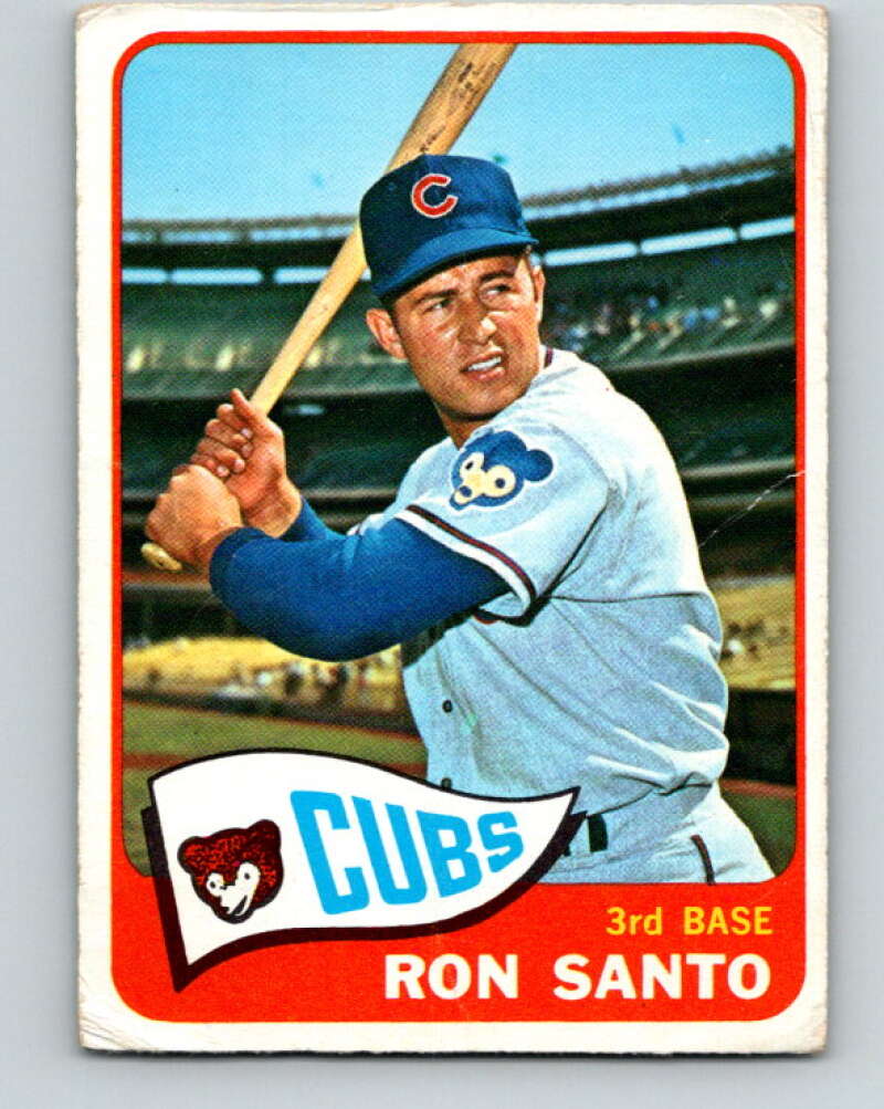 1965 Topps MLB #110 Ron Santo Chicago Cubs� V10515