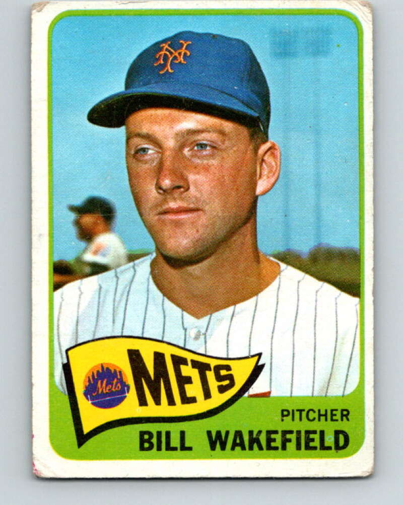 1965 Topps MLB #167 Bill Wakefield New York Mets� V10539