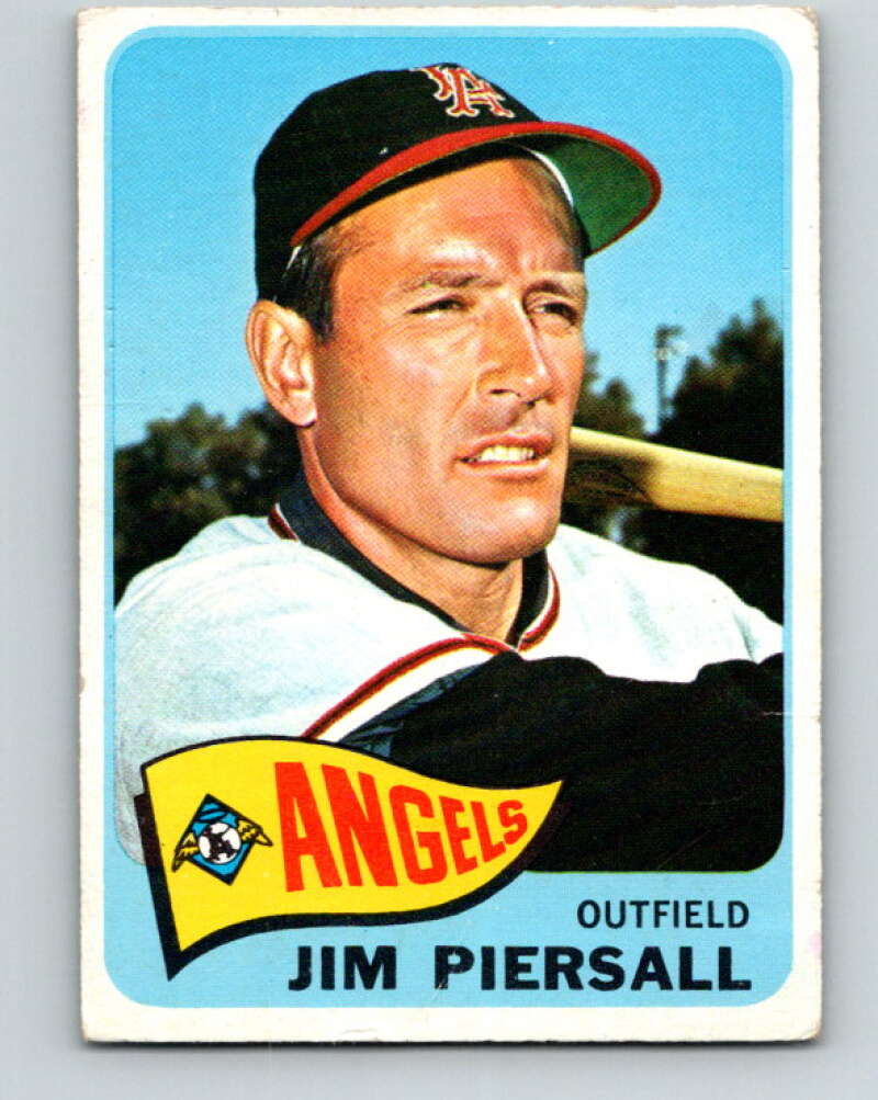 1965 Topps MLB #172 Jim Piersall Los Angeles Angels� V10540