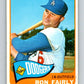 1965 Topps MLB #196 Ron Fairly  Los Angeles Dodgers� V10547