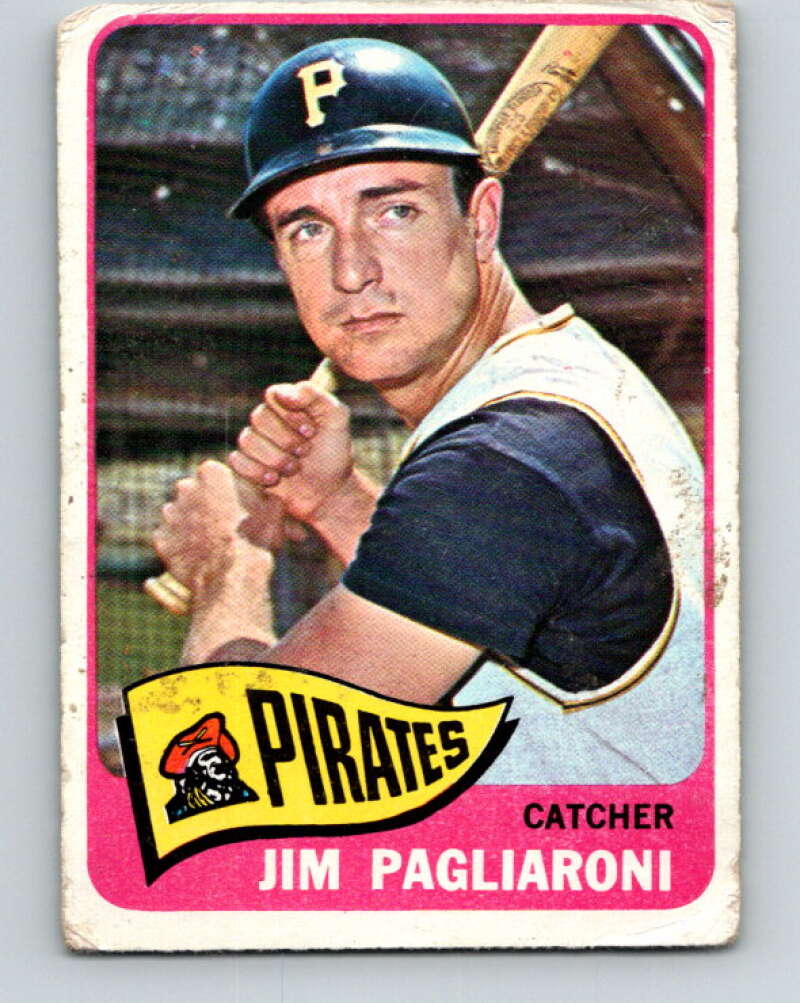 1965 Topps MLB #265 Jim Pagliaroni Pittsburgh Pirates� V10555