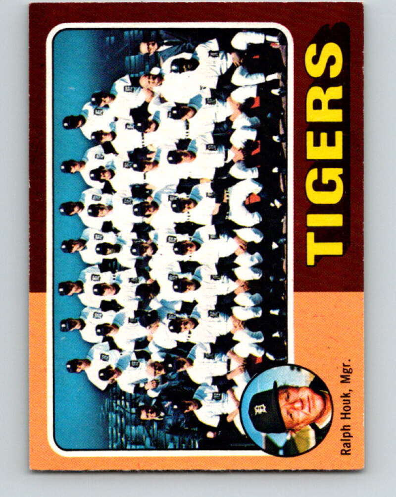1975 O-Pee-Chee MLB #18 Tigers Team/Ralph Houk MG V10559
