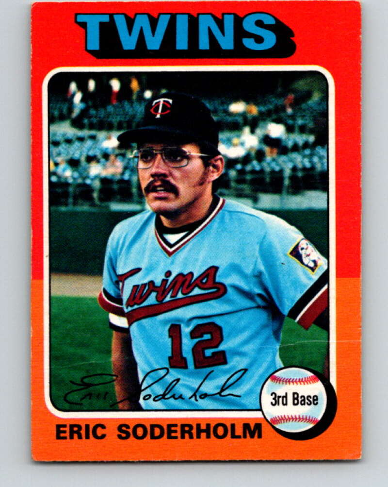1975 O-Pee-Chee MLB #54 Eric Soderholm Minnesota Twins V10565