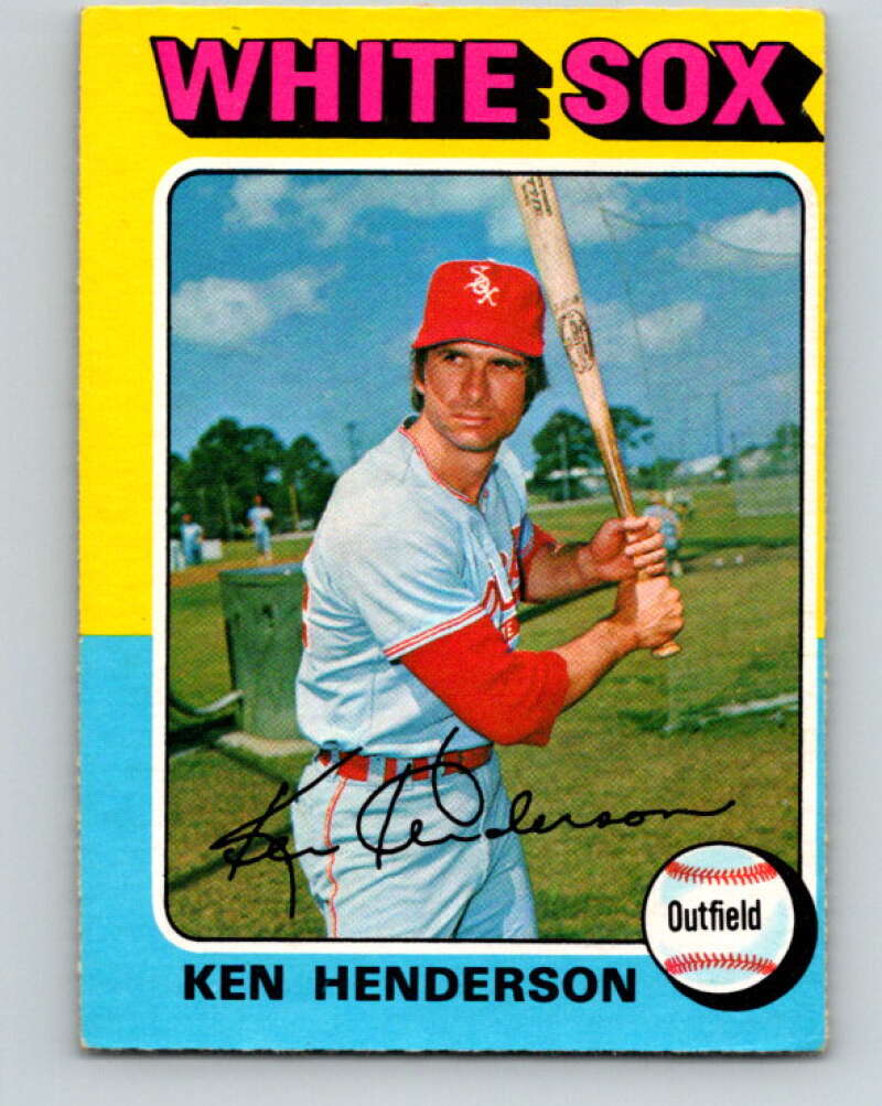 1975 O-Pee-Chee MLB #59 Ken Henderson Chicago White Sox V10566