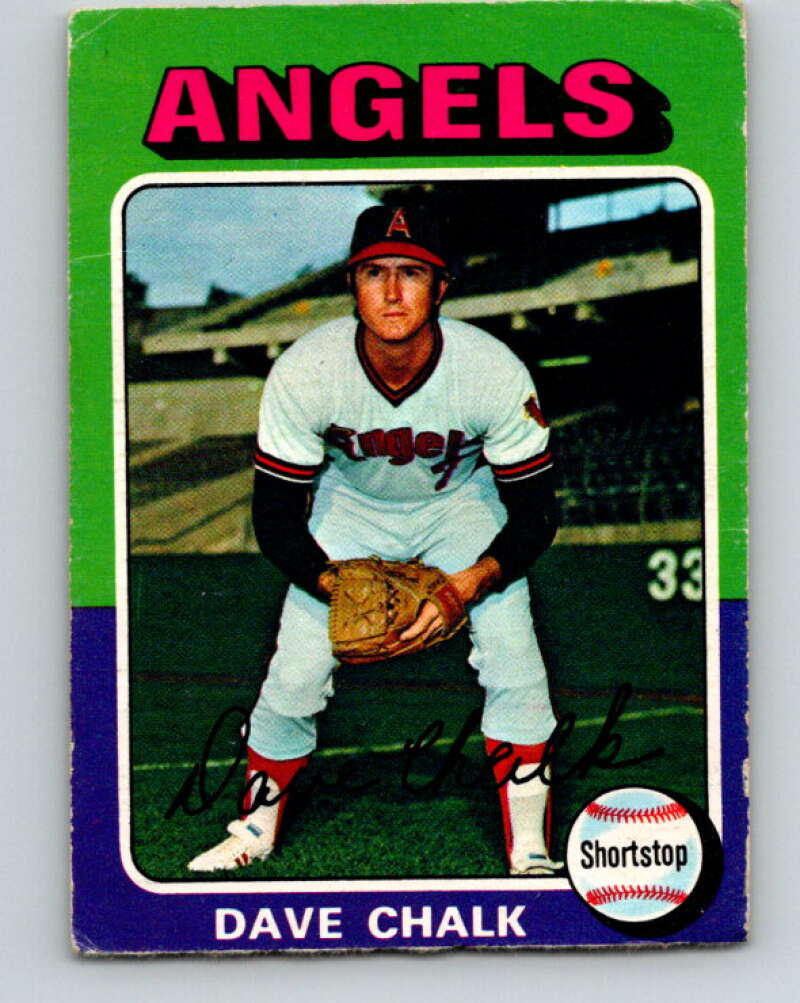 1975 O-Pee-Chee MLB #64 Dave Chalk California Angels V10567