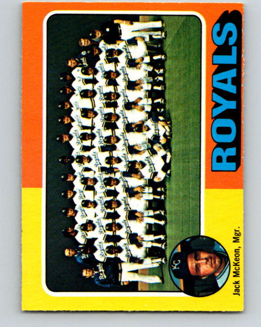 1975 O-Pee-Chee MLB #72 Royals Team/McKeon MG   V10569