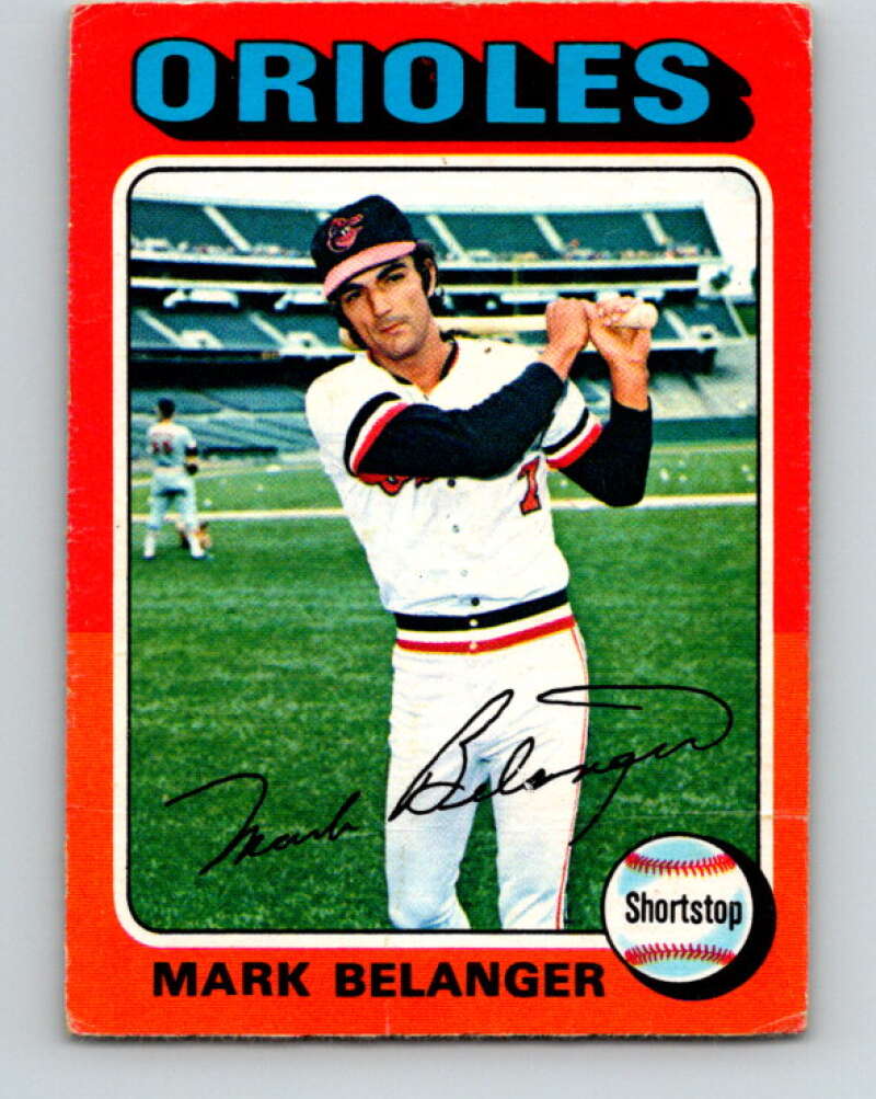 1975 O-Pee-Chee MLB #74 Mark Belanger Baltimore Orioles V10570