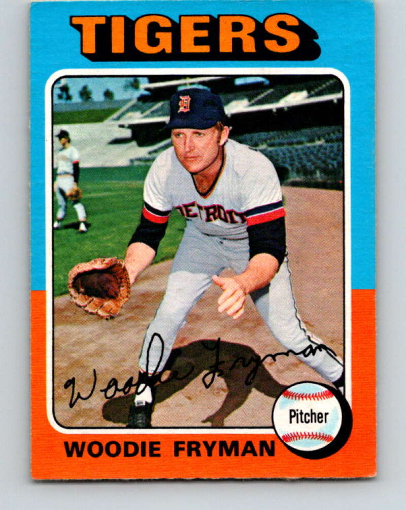 1975 O-Pee-Chee MLB #166 Woodie Fryman Detroit Tigers V10587