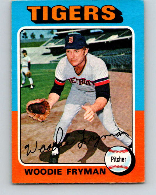 1975 O-Pee-Chee MLB #166 Woodie Fryman  Detroit Tigers  V10587