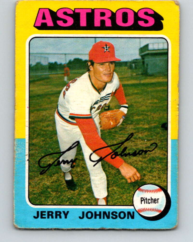 1975 O-Pee-Chee MLB #218 Jerry Johnson Houston Astros V10592