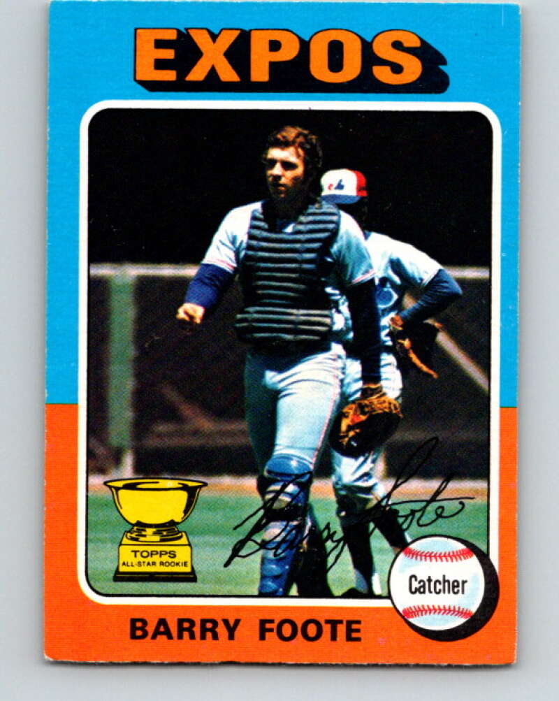 1975 O-Pee-Chee MLB #229 Barry Foote Montreal Expos V10596