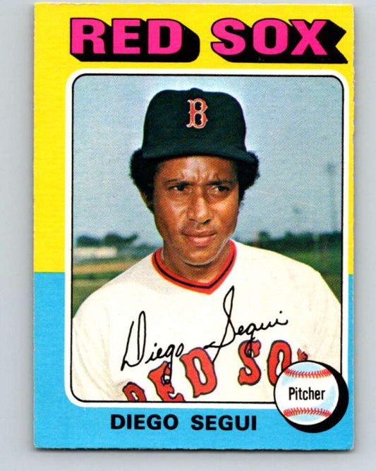 1975 O-Pee-Chee MLB #232 Diego Segui  Boston Red Sox  V10598