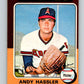 1975 O-Pee-Chee MLB #261 Andy Hassler  California Angels  V10602