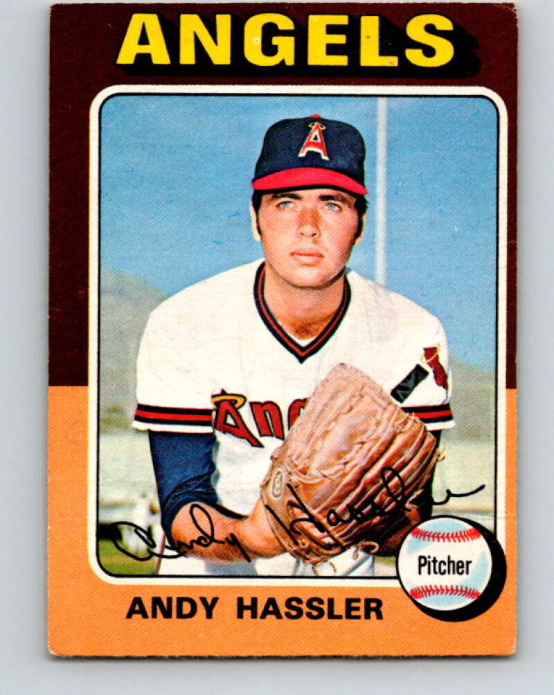 1975 O-Pee-Chee MLB #261 Andy Hassler California Angels V10602