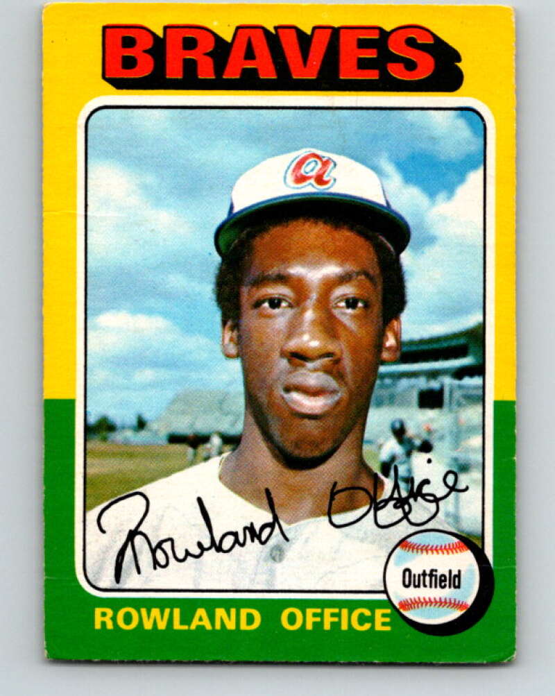 1975 O-Pee-Chee MLB #262 Rowland Office Atlanta Braves V10603