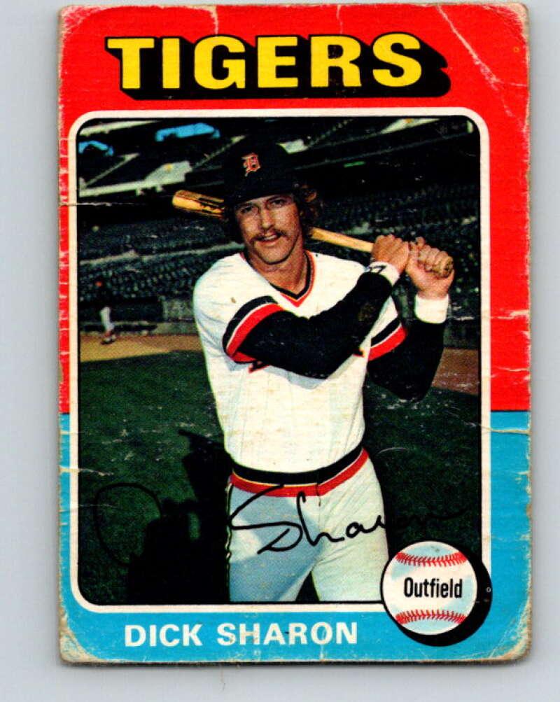 1975 O-Pee-Chee MLB #293 Dick Sharon Detroit Tigers V10607