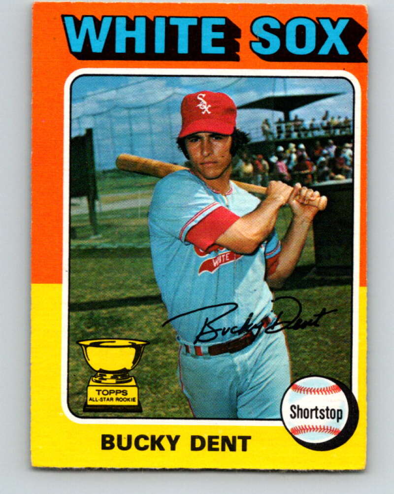 1975 O-Pee-Chee MLB #299 Bucky Dent Chicago White Sox V10609