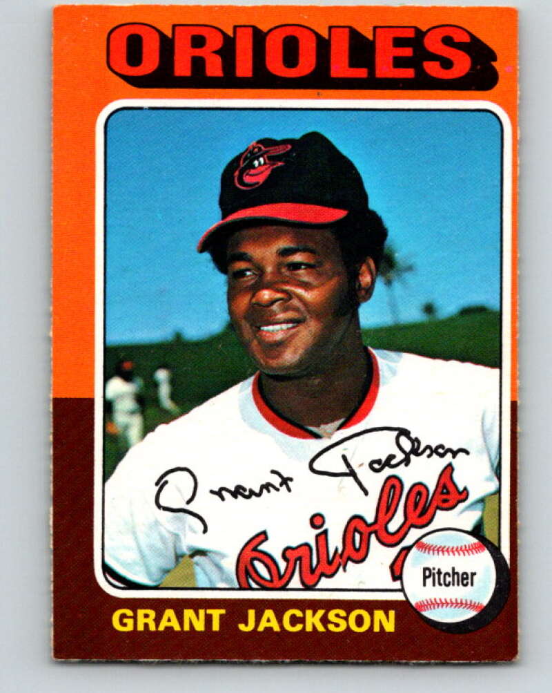 1975 O-Pee-Chee MLB #303 Grant Jackson Baltimore Orioles V10610