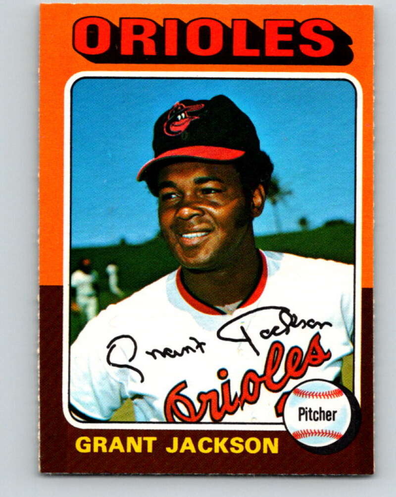 1975 O-Pee-Chee MLB #303 Grant Jackson Baltimore Orioles V10611
