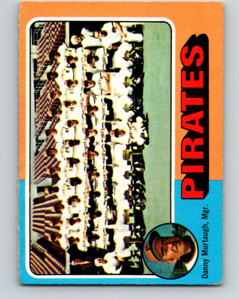 1975 O-Pee-Chee MLB #304 Pirates Team/Danny Murtaugh MG V10612