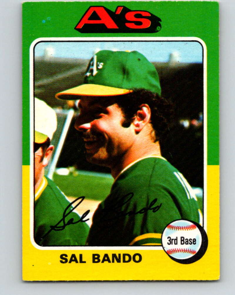 1975 O-Pee-Chee MLB #380 Sal Bando Oakland Athletics V10622