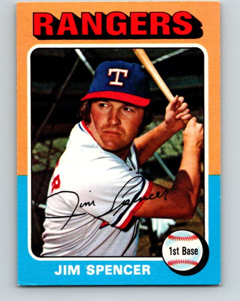 1975 O-Pee-Chee MLB #387 Jim Spencer Texas Rangers V10624
