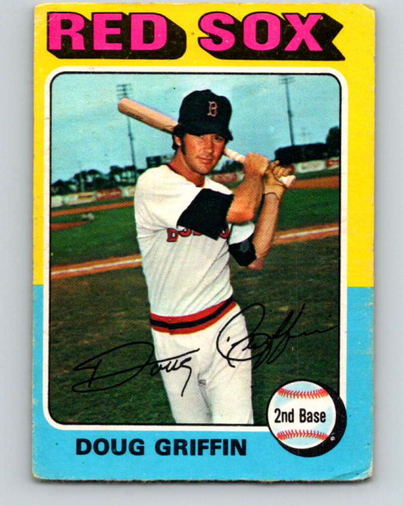 1975 O-Pee-Chee MLB #454 Doug Griffin Boston Red Sox V10631