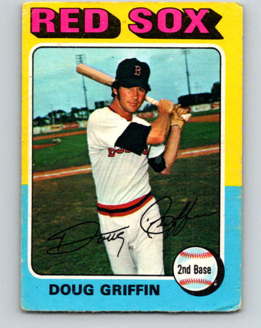 1975 O-Pee-Chee MLB #454 Doug Griffin  Boston Red Sox  V10631