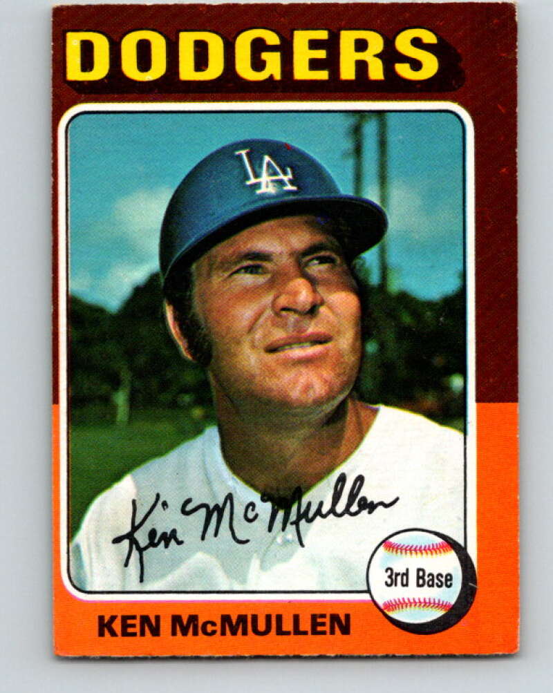 1975 O-Pee-Chee MLB #473 Ken McMullen Los Angeles Dodgers V10632