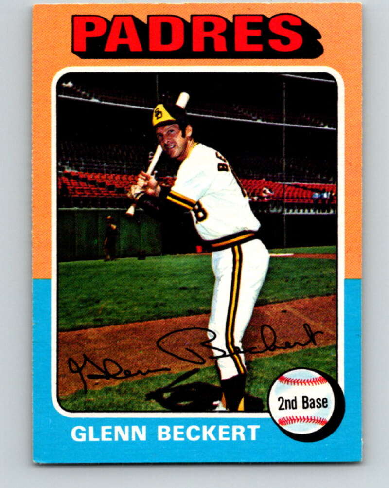 1975 O-Pee-Chee MLB #484 Glenn Beckert San Diego Padres V10633