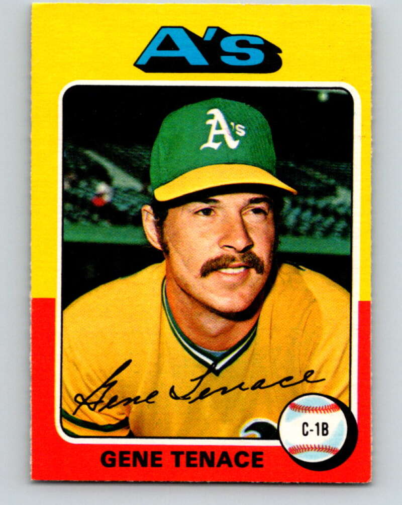 1975 O-Pee-Chee MLB #535 Gene Tenace Oakland Athletics V10638