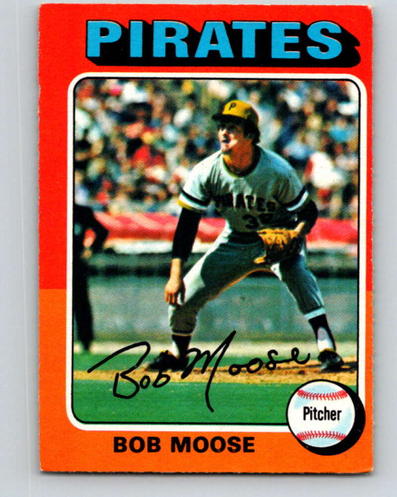 1975 O-Pee-Chee MLB #536 Bob Moose Pittsburgh Pirates V10639