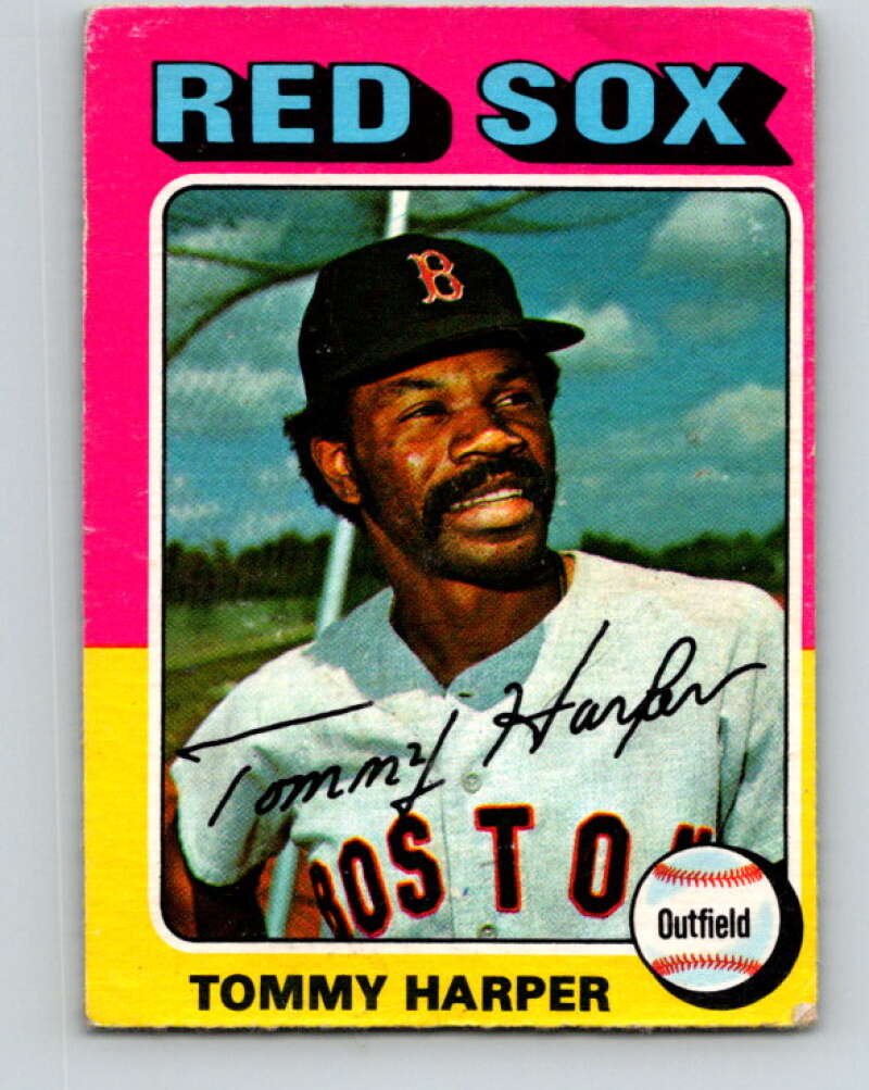 1975 O-Pee-Chee MLB #537 Tommy Harper Boston Red Sox V10640