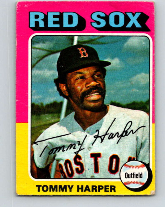 1975 O-Pee-Chee MLB #537 Tommy Harper  Boston Red Sox  V10640