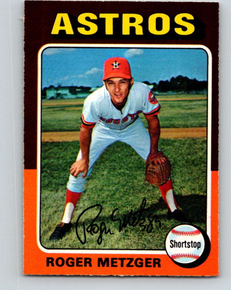 1975 O-Pee-Chee MLB #541 Roger Metzger Houston Astros V10642
