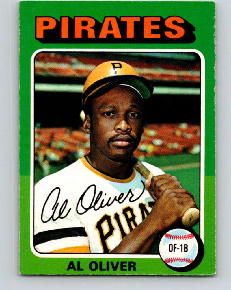 1975 O-Pee-Chee MLB #555 Al Oliver Pittsburgh Pirates V10645