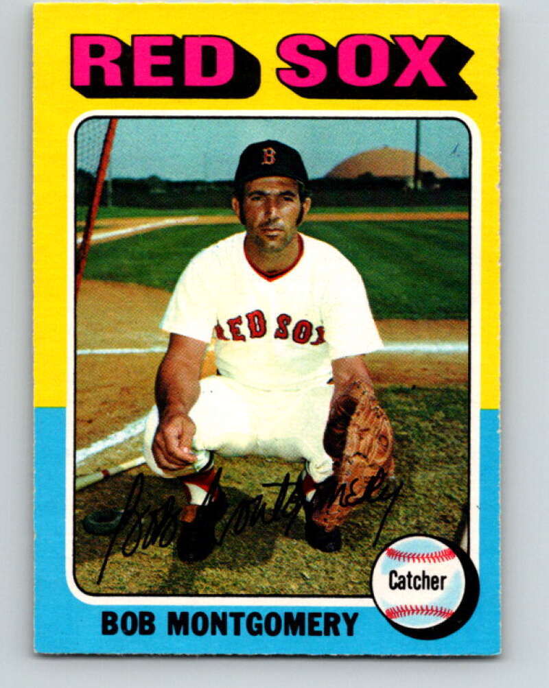 1975 O-Pee-Chee MLB #559 Bob Montgomery Boston Red Sox V10647