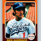 1975 O-Pee-Chee MLB #588 Rick Auerbach  Los Angeles Dodgers  V10650
